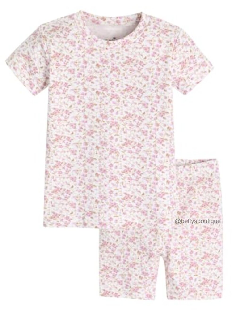 Kids Cotton Modal Blend Pajama Set Short Sleeve Snug Fit